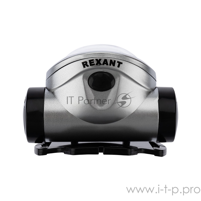 Фонарь налобный поворотный 3 Вт 100%, 50%, пульсирующий белый 3 х ААА, СОВ + зеркальный рассеиватель