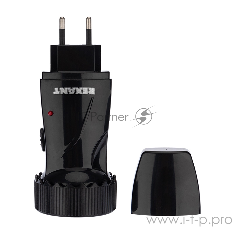 Фонарь с аккумулятором и встроенным зарядным устройством, зарядка напрямую от сети (евророзетка) 220 В