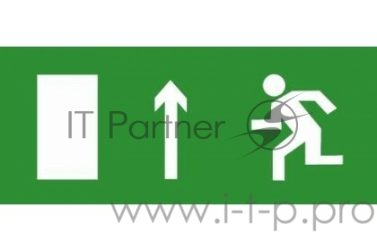 Пиктограмма (наклейка) для TLM ЭП11 Направление прямо (левосторонний) 140x280 мм | ЭП11 140280 | TechnoLux