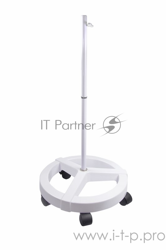 Стойка напольная мобильная для луп с подсветкой REXANT, круглая, белая