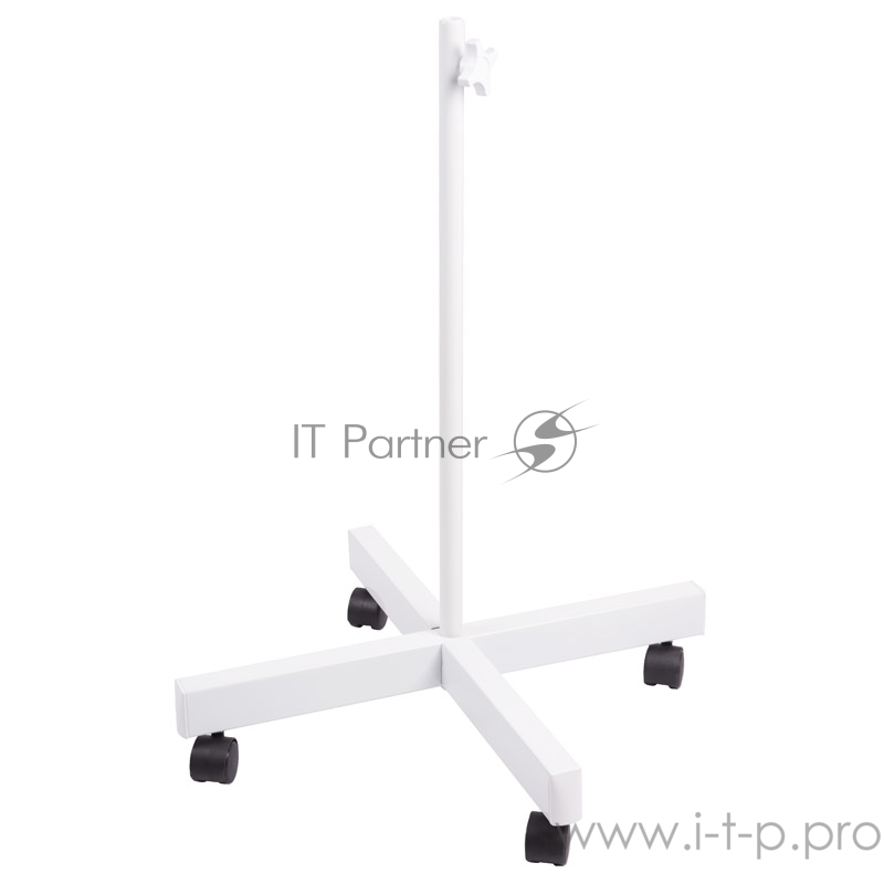 Стойка напольная мобильная для луп с подсветкой REXANT, четырехлучевая, белая