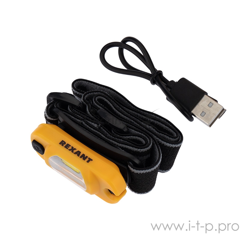 Налобный фонарь поворотный на шарнире 100%, 50%, красный свет, пульсирующий красный встроенный аккумулятор, (USB кабель в комплекте)