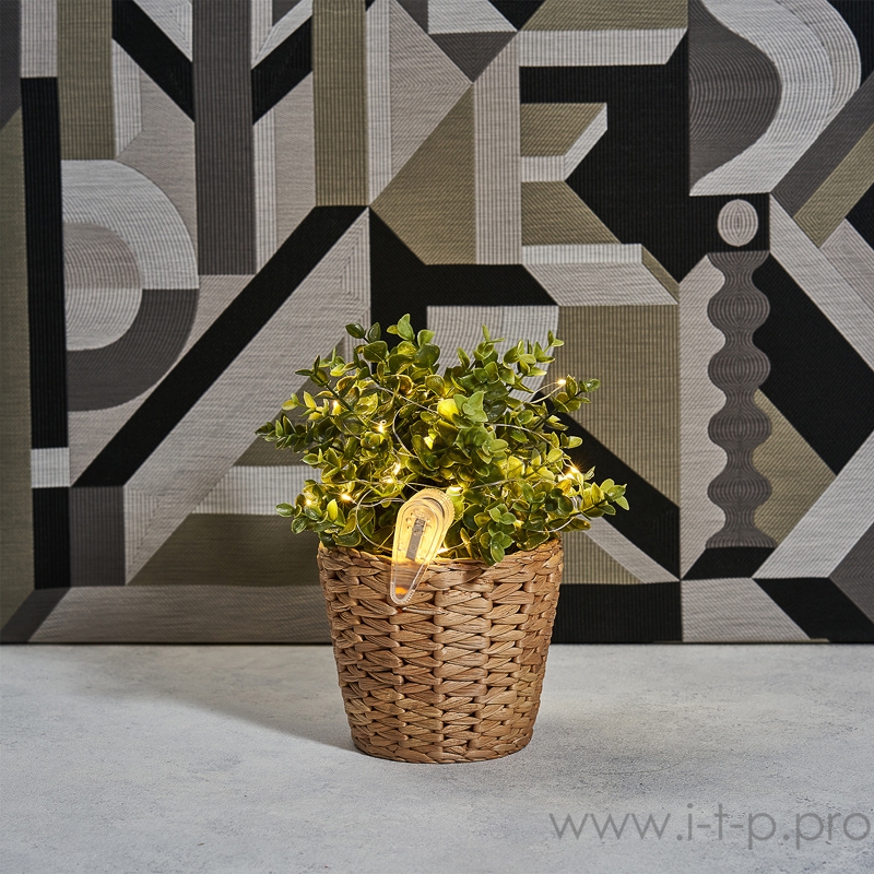 Гирлянда «Роса» с прищепкой 3 м, 30 LED, теплое белое свечение, 2хCR2032 в комплекте NEON-NIGHT