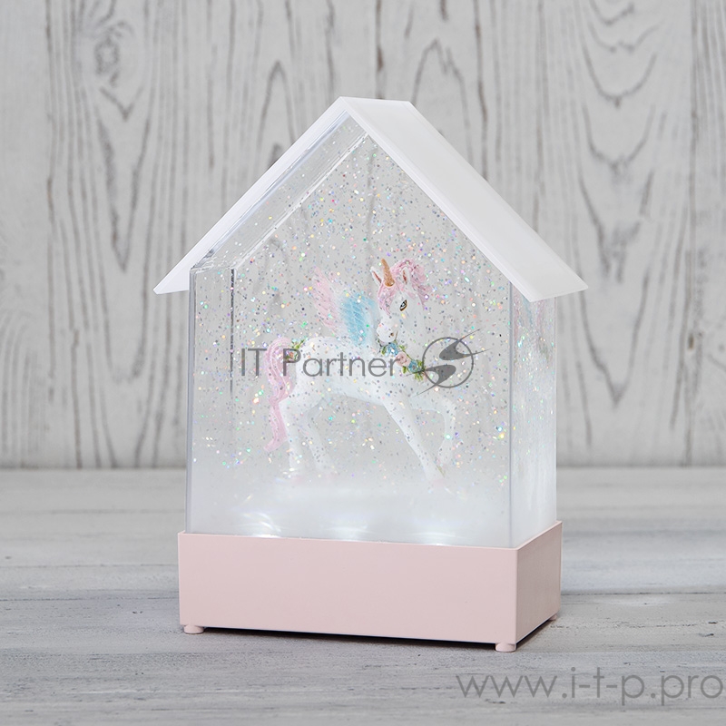 Декоративный светильник «Единорог» с конфетти и мелодией, USB NEON-NIGHT_позиция под заказ