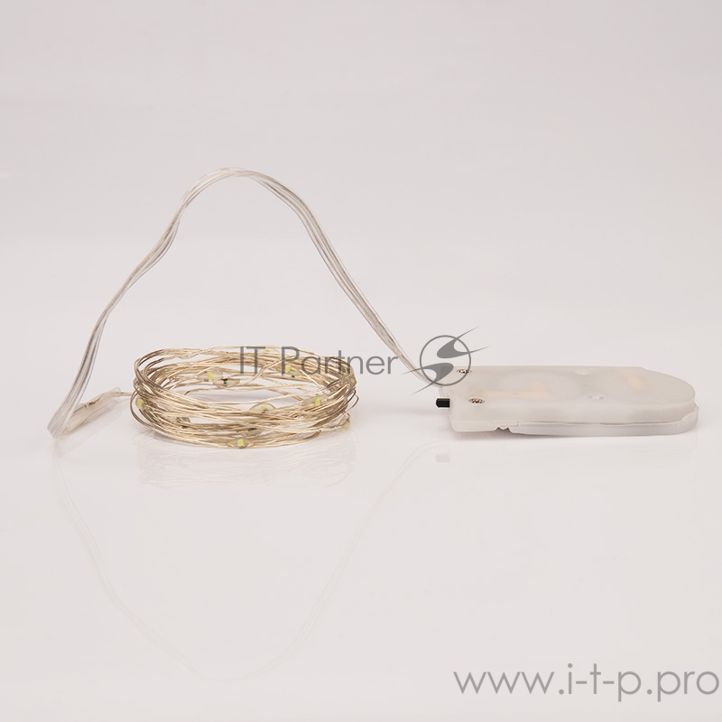 Гирлянда «Роса» 2 м, 20 LED, цвет свечения мультиколор, тонкий батарейный блок NEON-NIGHT