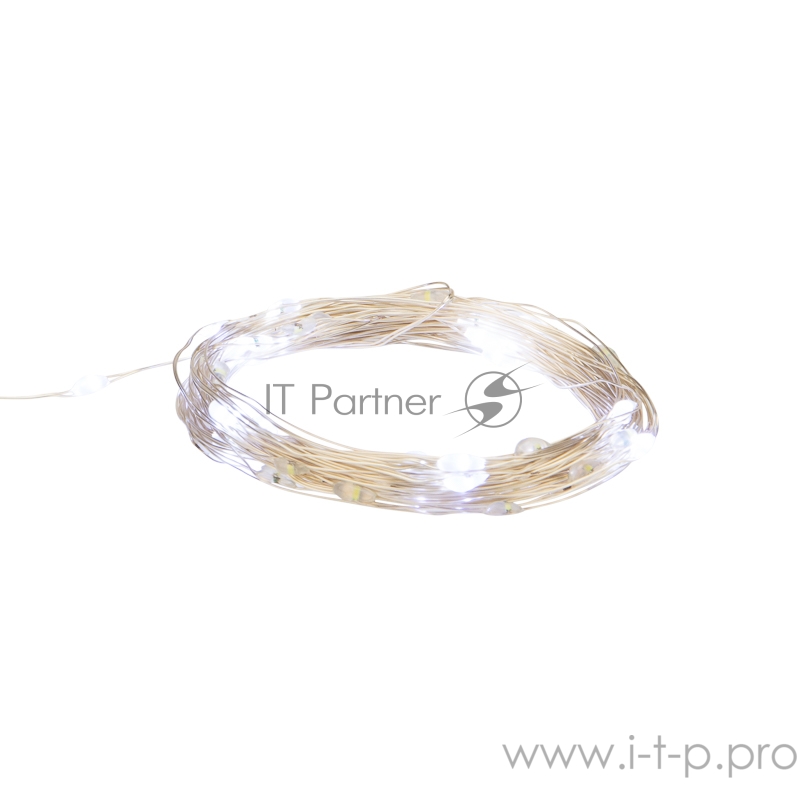 Гирлянда «Роса» 10 м, 100 LED, USB, белое свечение NEON-NIGHT