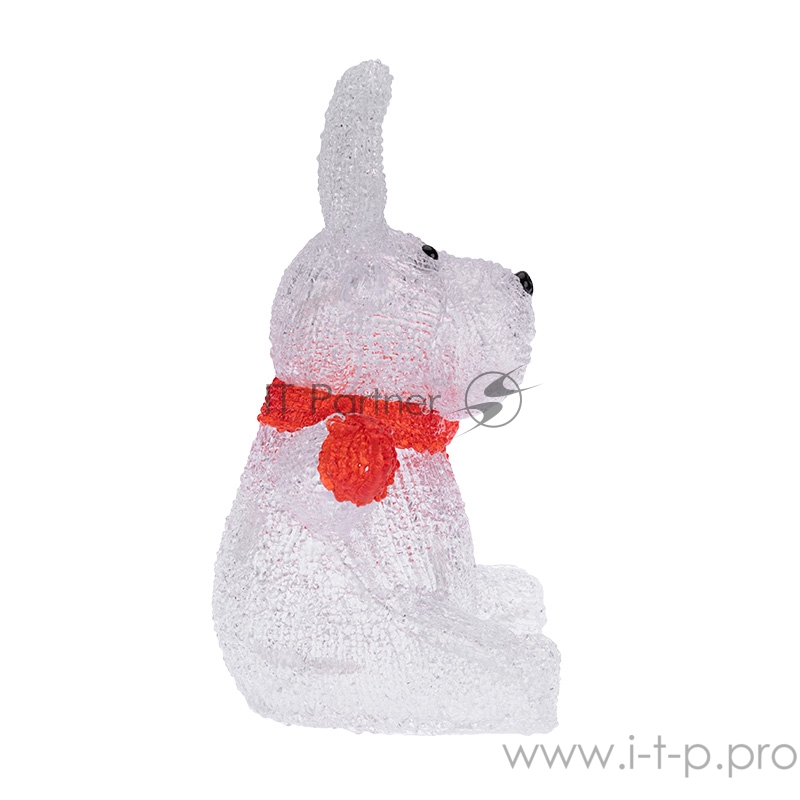 Акриловая светодиодная фигура «Олененок в шарфе» 20х17х30 см, 24 светодиода, батарейки 2хAA (не входят в комплект) NEON-NIGHT