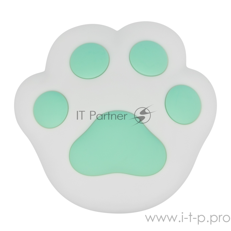 Силиконовый ночник «Кошачья лапа» бирюзовый, NEON-NIGHT