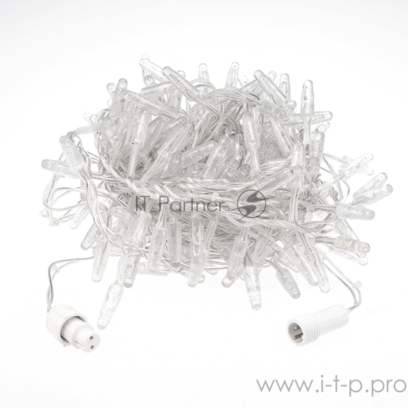 Гирлянда «Кластер» 10 м, 400 LED, прозрачный ПВХ, IP65, соединяемая, цвет свечения белый NEON-NIGHT