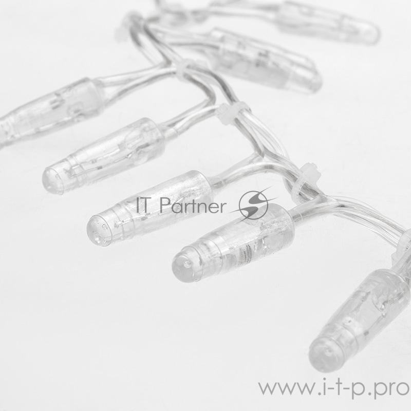 Гирлянда «Кластер» 10 м, 400 LED, прозрачный ПВХ, IP65, соединяемая, цвет свечения белый NEON-NIGHT