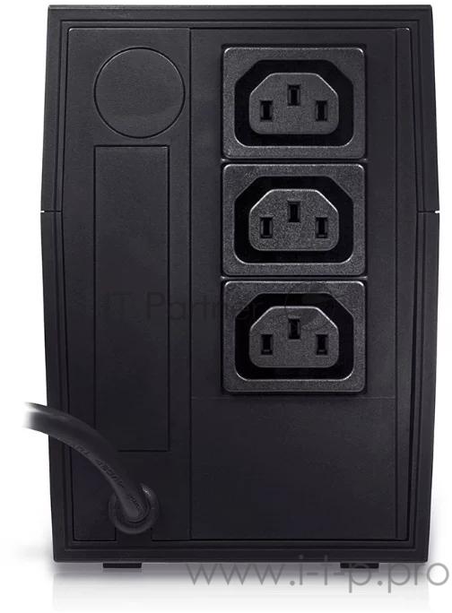 ИБП (UPS) 800ВА Powercom Raptor RPT-800A, тип F, черный