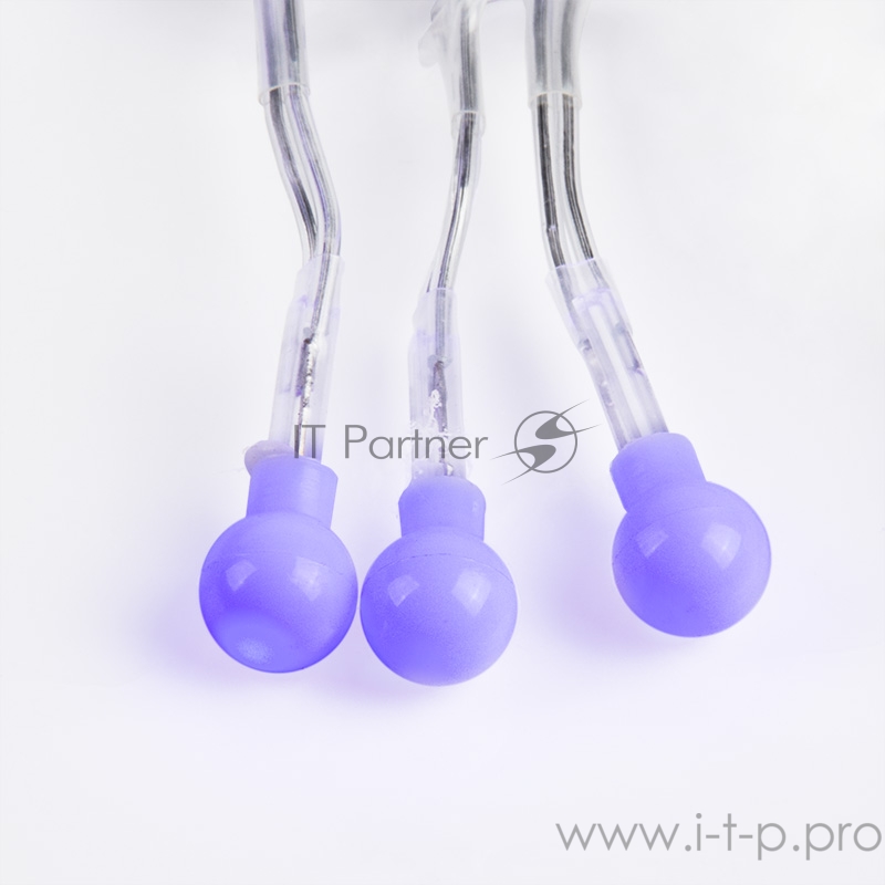 Гирлянда Мишура LED 6 м прозрачный ПВХ, 576 диодов, цвет синий