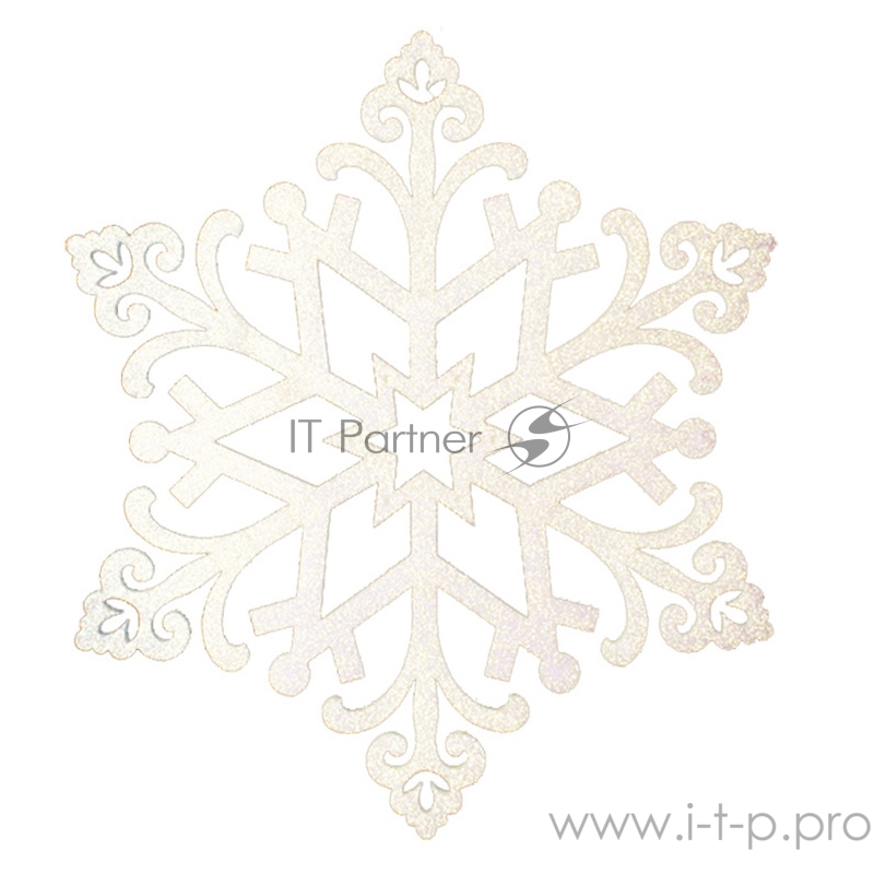 Елочная фигура Снежинка Снегурочка, 81 см, цвет шампань