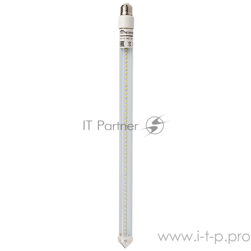 Сосулька светодиодная 50 см, 230 В, e27, двухсторонняя, 48х2 диодов, цвет диодов белый