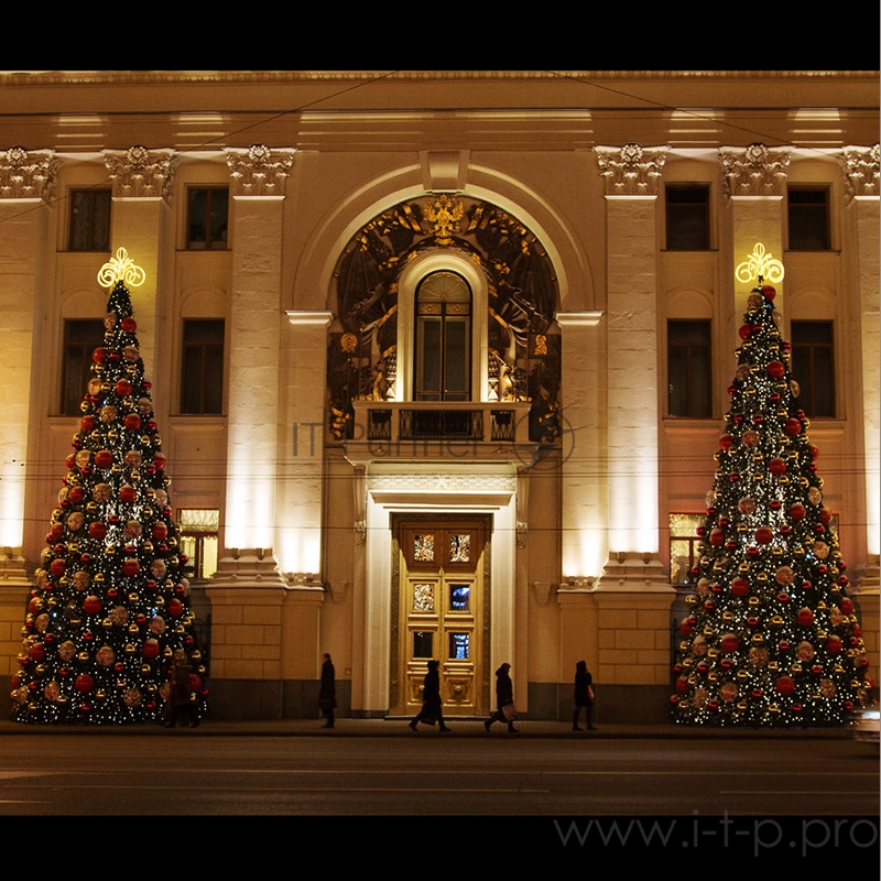 Елочная фигура «Шар» 15 см, цвет красный глянцевый