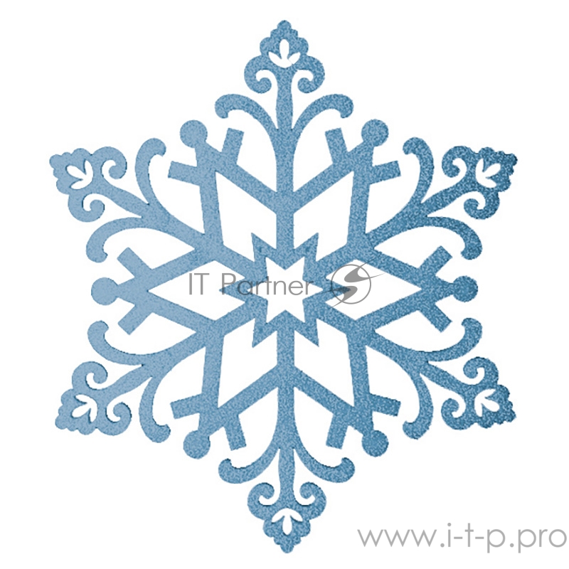 Елочная фигура Снежинка Снегурочка, 81 см, цвет голубой