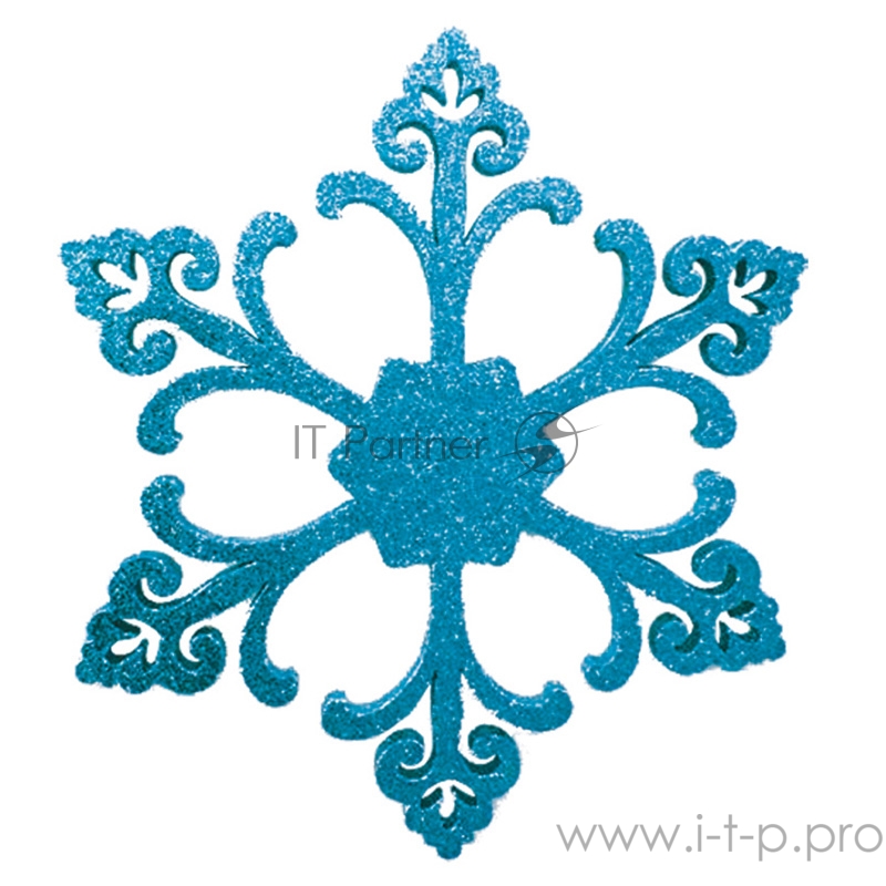 Елочная фигура Снежинка Морозко, 66 см, цвет синий