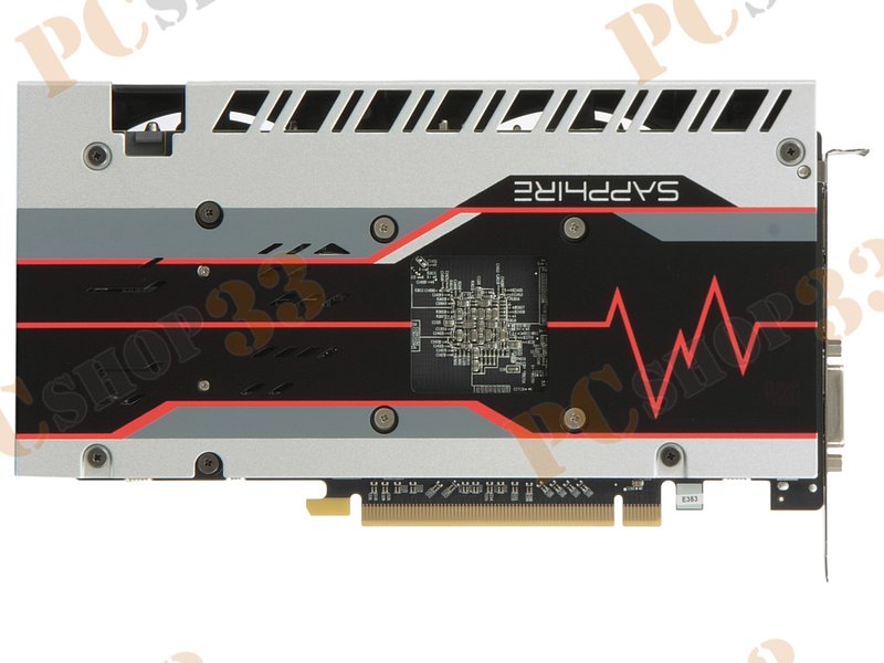 Видеокарта Sapphire Radeon RX 580 Pulse OC W/BP (UEFI) 4ГБ 11265-09 (Radeon RX 580, DDR5, DVI, 2xHDMI, 2xDP) (PCI-E)