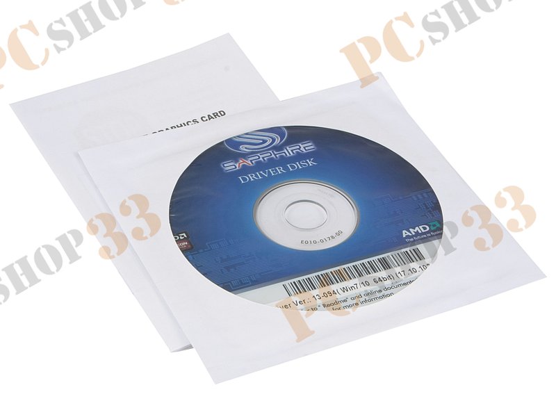 Видеокарта Sapphire Radeon RX 580 Pulse OC W/BP (UEFI) 4ГБ 11265-09 (Radeon RX 580, DDR5, DVI, 2xHDMI, 2xDP) (PCI-E)