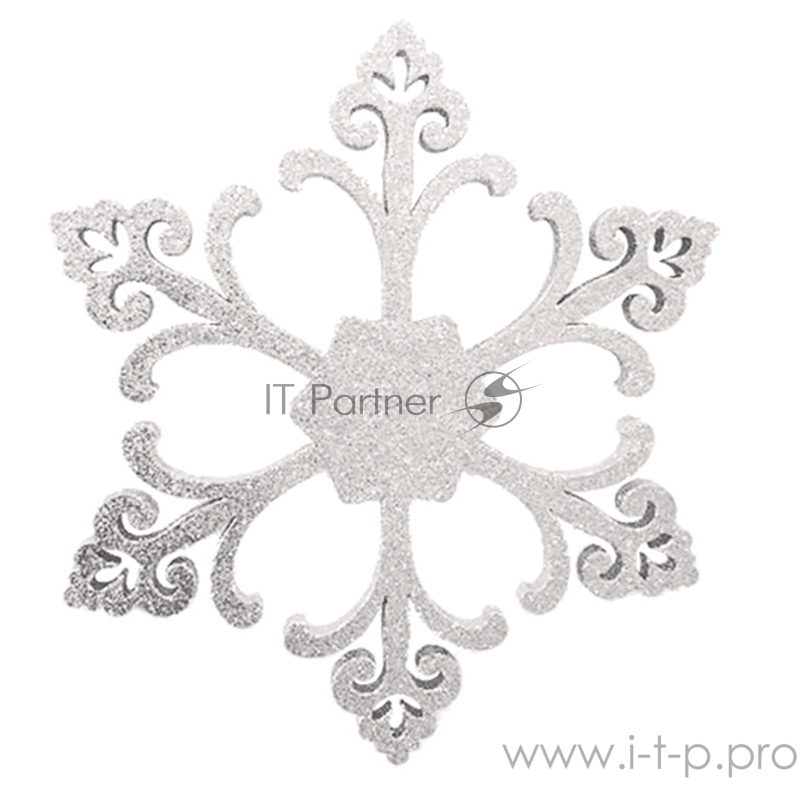 Елочная фигура Снежинка Морозко, 66 см, цвет белый