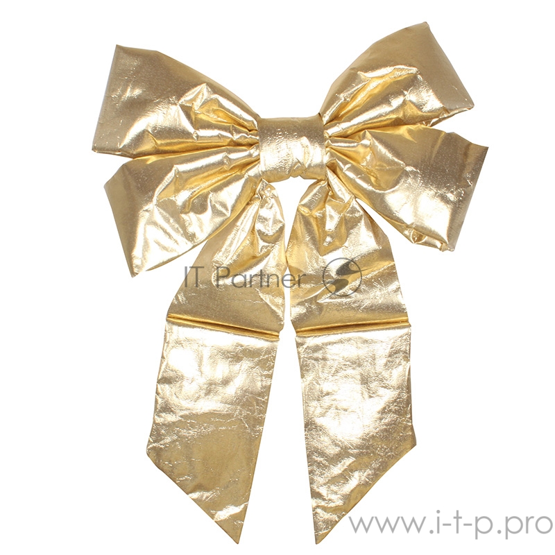 Елочная фигура Бантик 61 см, цвет золотой