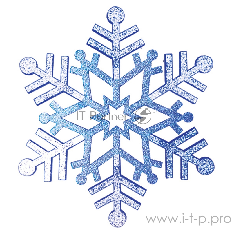 Елочная фигура Снежинка резная, 81 см, цвет синий