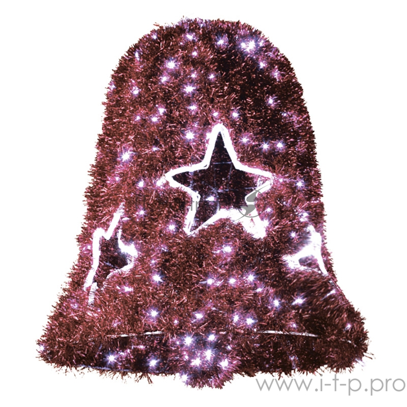 Фигура Колокол, LED подсветка диам.75см выс.80см, красный NEON-NIGHT