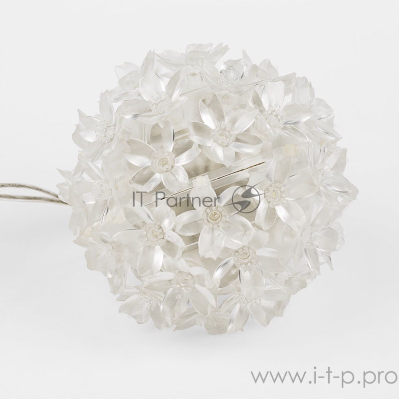 Шар светодиодный 230V, диаметр 12 см, 50 светодиодов, цвет синий