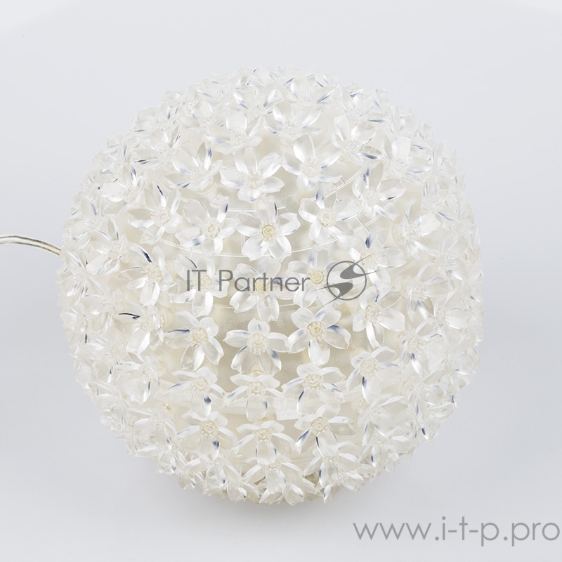 Шар светодиодный 230V, диаметр 20 см, 200 светодиодов, цвет синий