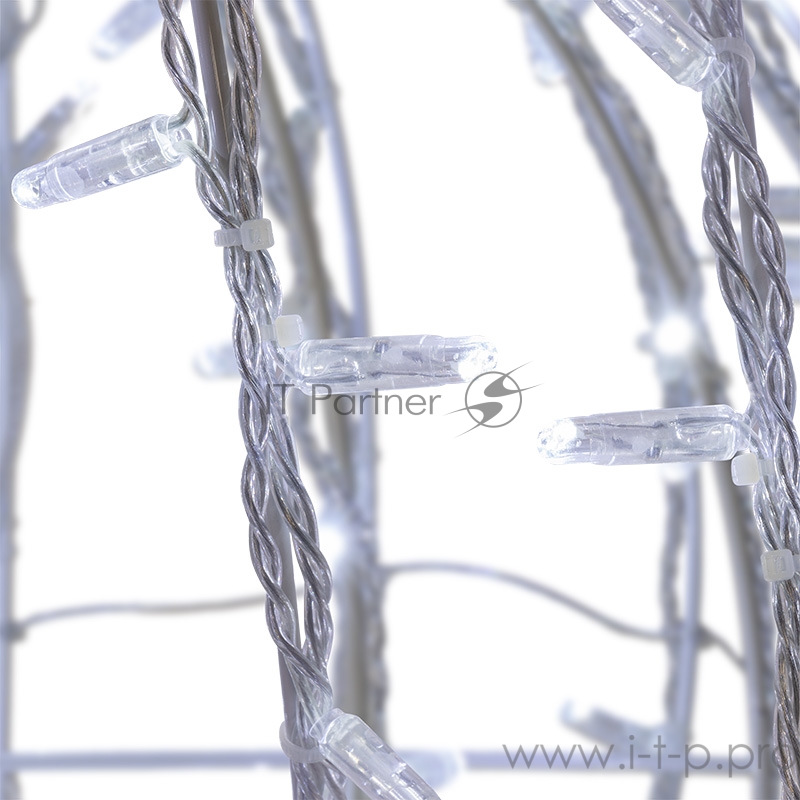 Шар светодиодный 230V, диаметр 30 см, 120 светодиодов, эффект мерцания, цвет белый NEON-NIGHT