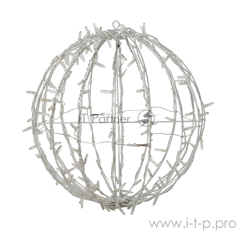 Шар светодиодный 230V, диаметр 30 см, 120 светодиодов, эффект мерцания, цвет белый NEON-NIGHT