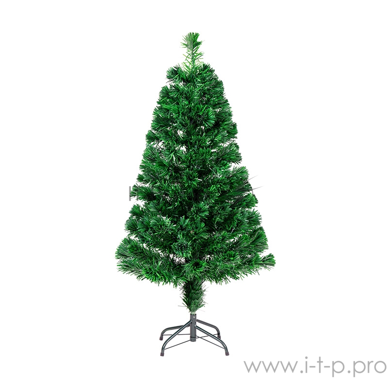 Новогодняя Ель фибро-оптика 120 см, 125 веток, без декоративных украшений