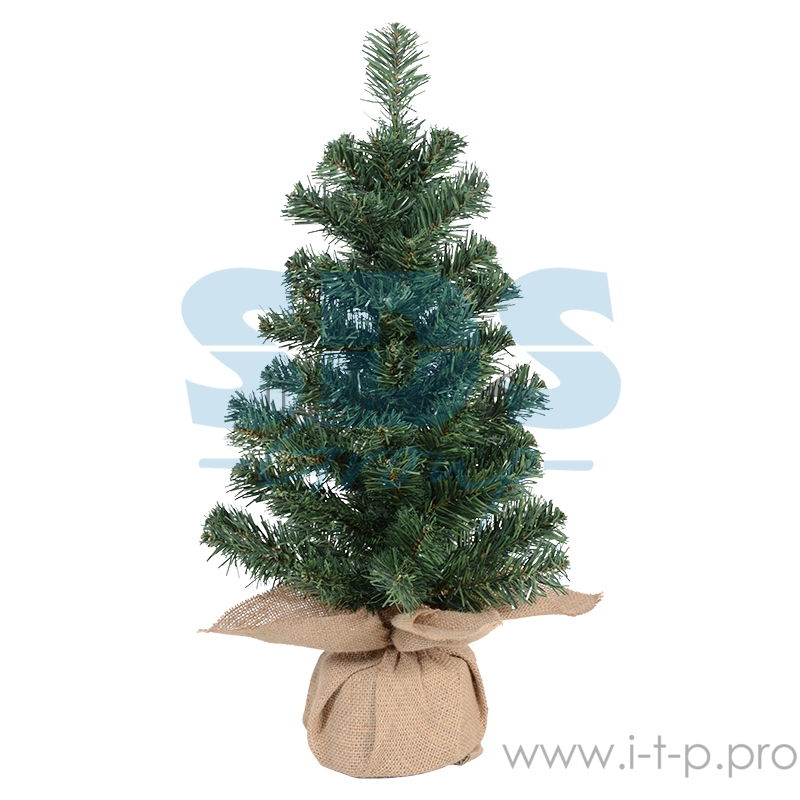 Елочка 60см в плетеном мешочке, ПВХ