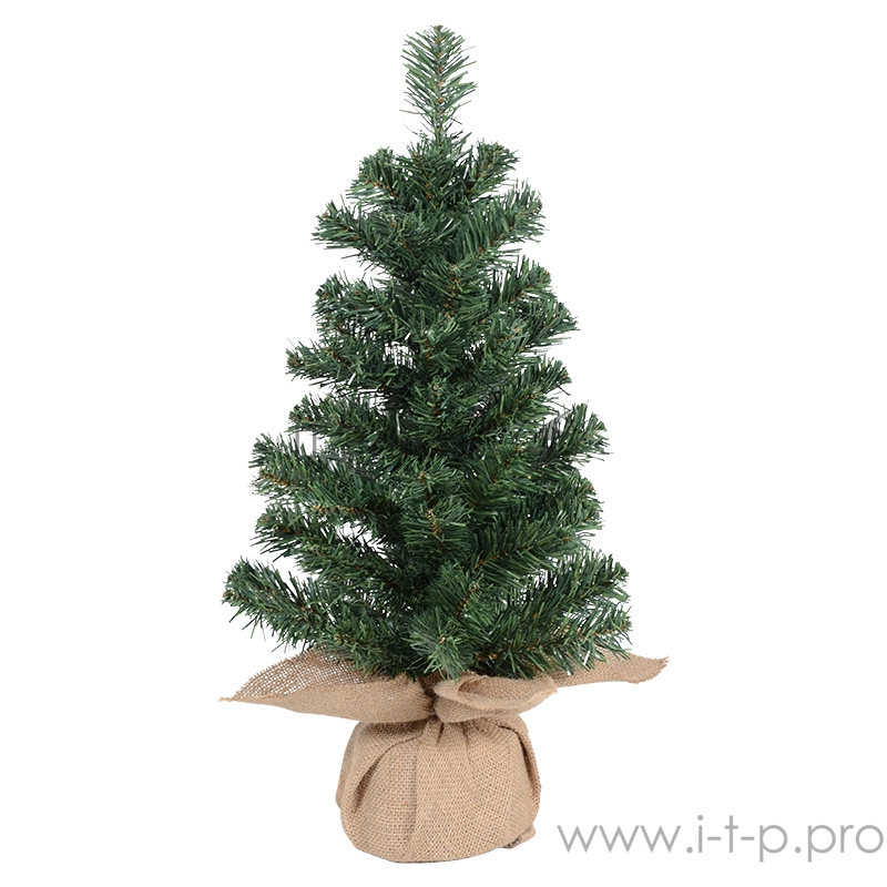 Елочка 60см в плетеном мешочке, ПВХ