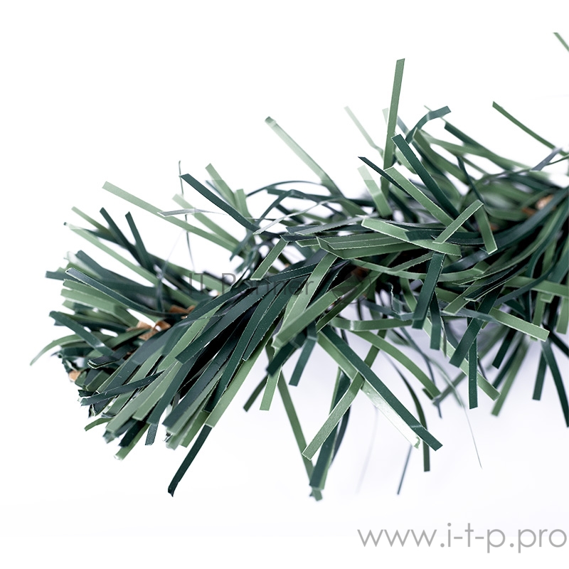 Еловый шлейф искуственный 2,7 м Теплое белое свечение 100 LED