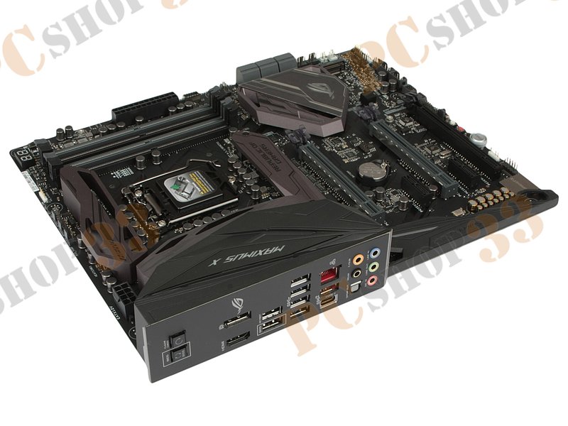 Мат. плата Socket1151 ASUS ROG MAXIMUS X HERO (iZ370, 4xDDR4, M.2, SATA III, RAID, 3xPCI-E, HDMI, DP, 1Гбит LAN, USB3.1, ATX)
