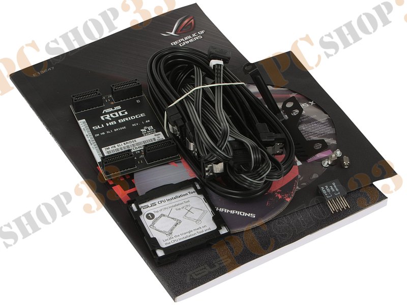 Мат. плата Socket1151 ASUS ROG MAXIMUS X HERO (iZ370, 4xDDR4, M.2, SATA III, RAID, 3xPCI-E, HDMI, DP, 1Гбит LAN, USB3.1, ATX)