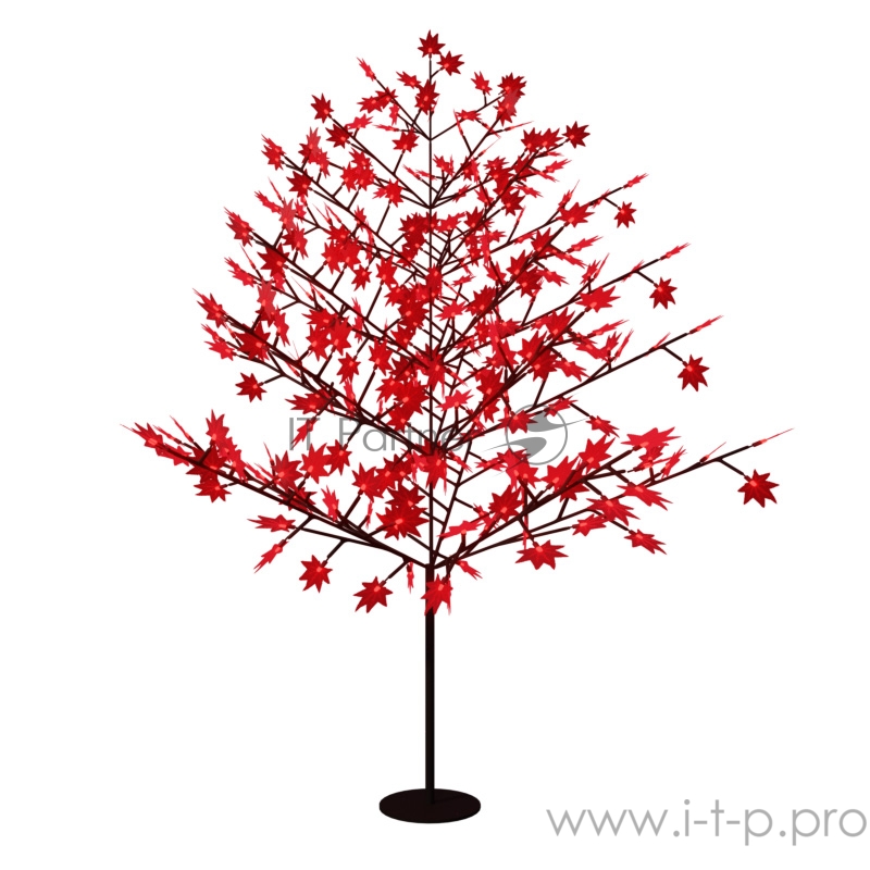 Светодиодное дерево Клён, высота 2,1м, диаметр кроны 1,8м, красные светодиоды, IP 65, понижающий трансформатор в комплекте, NEON-NIGHT