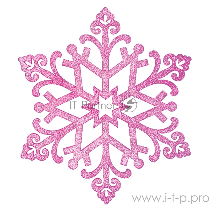 Елочная фигура Снежинка Снегурочка, 82 см, цвет фиолетовый