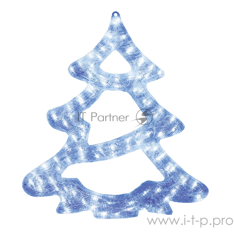 Акриловая светодиодная фигура Елочка, 62X56X2.5см, 84 светодиода, IP44 понижающий трансформатор в комплекте, NEON-NIGHT