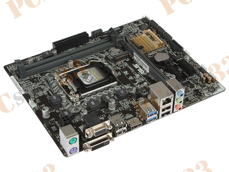 Мат. плата Socket1151 ASUS H110M-A/M.2/CSM (iH110, 2xDDR4, M.2, SATA III, PCI-E, D-Sub, DVI, HDMI, 1Гбит LAN, USB3.0, mATX)