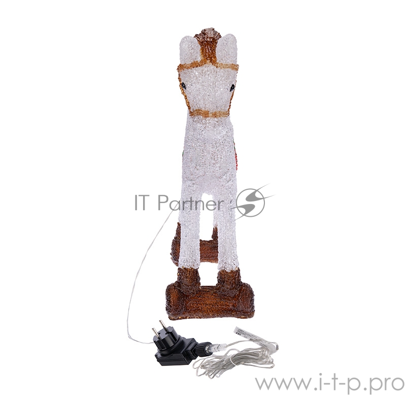 Акриловая светодиодная фигура «Лошадка» 38х13х38 см, 60 светодиодов, IP65, понижающий трансформатор в комплекте NEON-NIGHT