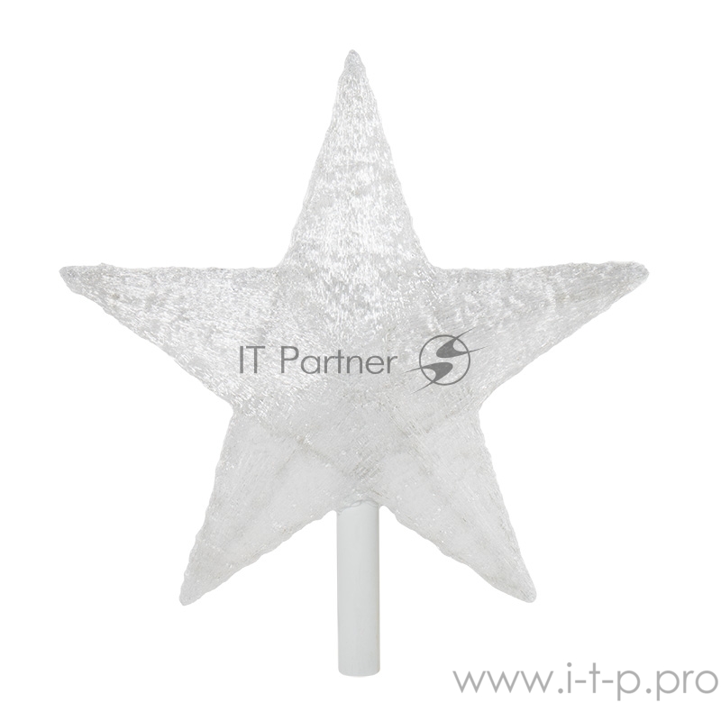 Акриловая светодиодная фигура Звезда 54 см (c трубой 80 см), 240 светодиодов, белая, NEON-NIGHT