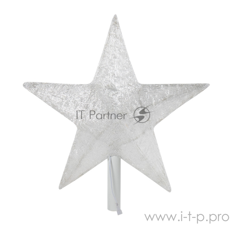 Акриловая светодиодная фигура Звезда 54 см (c трубой 80 см), 240 светодиодов, белая, NEON-NIGHT