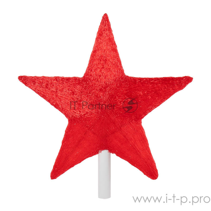 Акриловая светодиодная фигура Звезда 54 см (c трубой 80 см), 240 светодиодов, красная, NEON-NIGHT