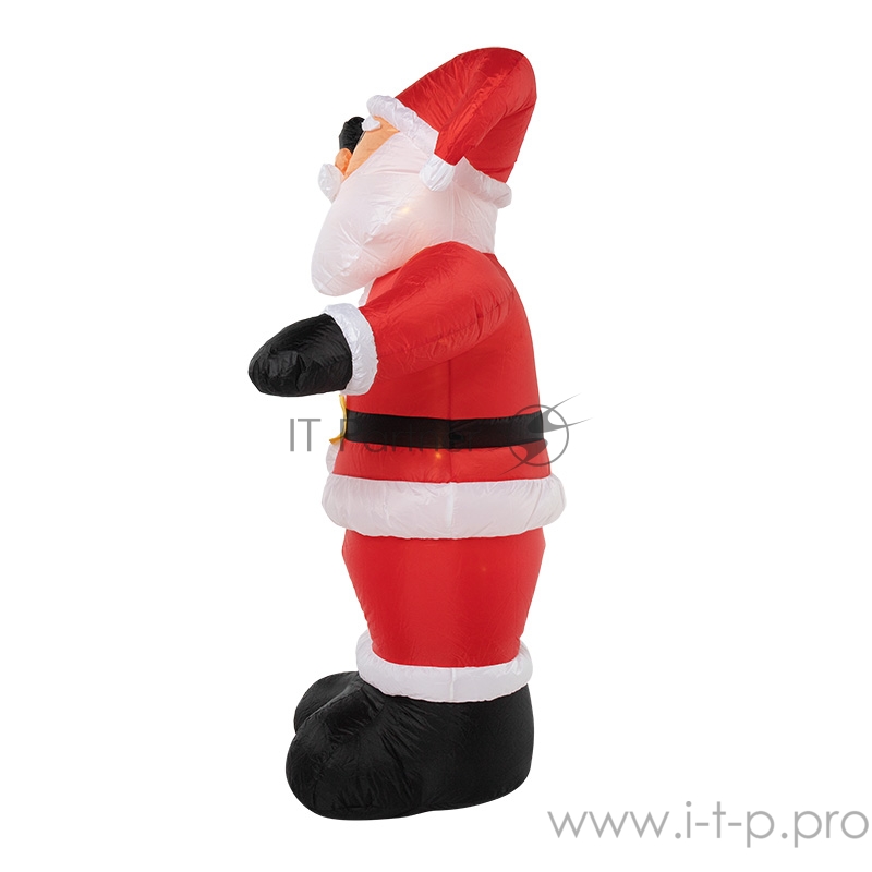 3D фигура надувная Дед Мороз приветствует, размер 150 см, внутренняя подсветка 4 LED, компрессор с адаптером 12В, IP 65 NEON-NIGHT
