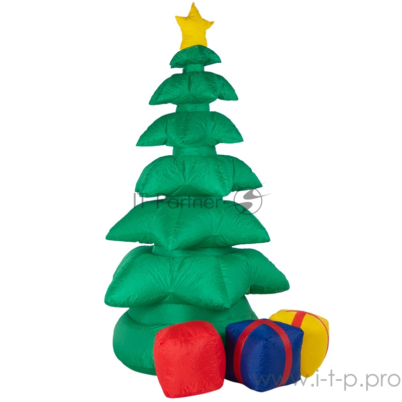 3D фигура надувная Подарки под Елкой, размер 240 см, внутренняя подсветка 5 LED, компрессор с адаптером 12В, IP 65 NEON-NIGHT