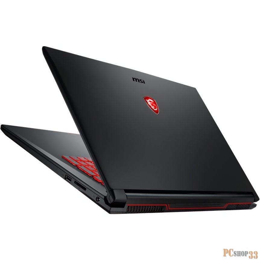 Ноутбук MSI GV72 7RE-1476XRU (Core i7 7700HQ-2.80ГГц, 16ГБ, 1ТБ, GFGTX1050Ti, LAN, WiFi, BT, WebCam, 17.3 1920x1080, FreeDOS), черно-серый