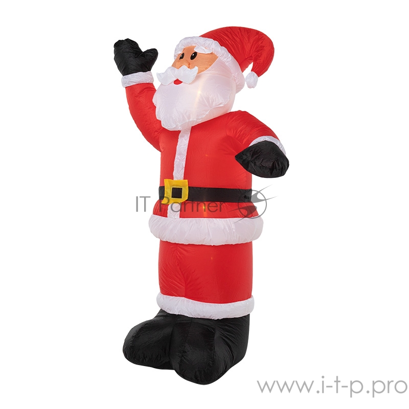 3D фигура надувная Дед Мороз приветствует, размер 240 см, внутренняя подсветка 5 LED, компрессор с адаптером 12В, IP 65 NEON-NIGHT