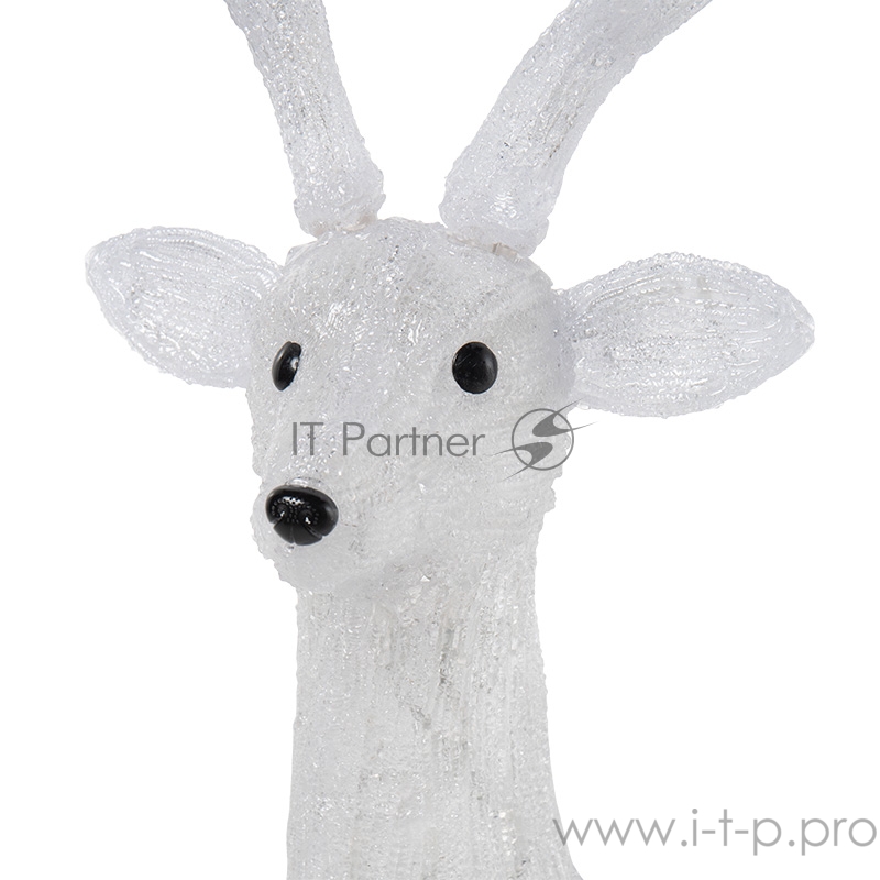 Акриловая светодиодная фигура Северный олень 130 см, 380 светодиодов, IP65 понижающий трансформатор в комплекте, NEON-NIGHT